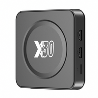 El Más Reciente Reproductor Multimedia X30 Android 12.0 4k WIFI 6 Allwinner H618 2GB 8GB16GB con Control Remoto por Voz, Smart TV Box