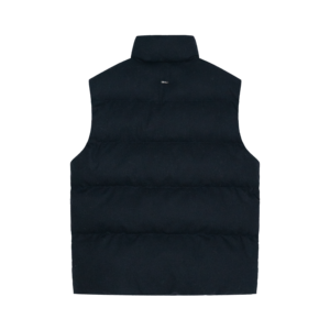 <span class=keywords><strong>Gilet</strong></span> matelassé à col montant pour <span class=keywords><strong>homme</strong></span> - <span class=keywords><strong>Gilet</strong></span> matelassé noir à fermeture éclair avec plusieurs poches - Product Image 2