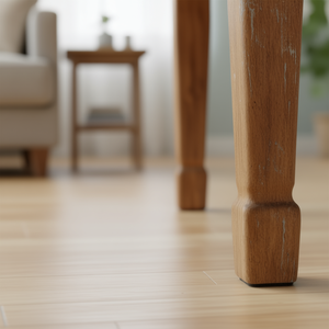 Erp Lot de 12 patins triangulaires pour pieds de table 25x25mm, protecteurs adhésifs en feutre marron - Product Image 2