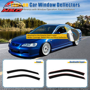 Viseras para Ventanas de Honda Accord 98-02 4DR, Protector Solar y de Lluvia Acrílico, 4 Piezas, Protector de Ventilación para Puerta de Coche, Protección para Ventanas Laterales - Product Image 2