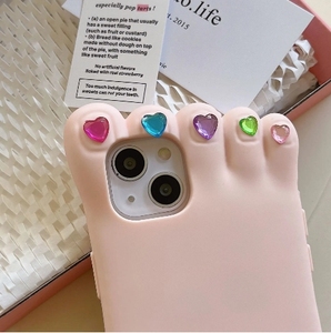 Custodia per cellulare divertente con diamanti a LED per <span class=keywords><strong>iPhone</strong></span> <span class=keywords><strong>11</strong></span> 12 13 14 Plus 15 17 <span class=keywords><strong>Pro</strong></span> Max, <span class=keywords><strong>cover</strong></span> in <span class=keywords><strong>silicone</strong></span> creativa e simpatica, guscio morbido - Product Image 3
