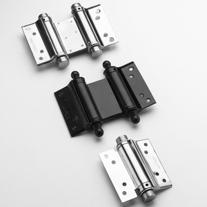 Stainless Steel Swing <b>Door</b> Hinges 1.5mm Thickness Automatic Closing 180 Degrees Bearing Pair For High Load Capacity <b>Doors</b> - Product Image 1