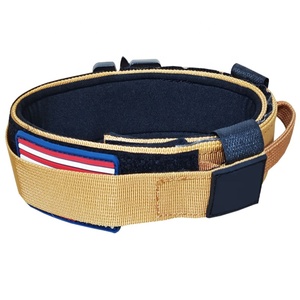 <span class=keywords><strong>Collar</strong></span> de perro táctico de entrenamiento grueso de nailon verde azulado de doble capa personalizado - Product Image 5