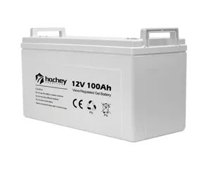 סוללה ג 'ל Hochey enertech oem 12v 100ah אחסון סוללה סולארית עופרת חומצה עמוקה עם חיים ארוכים