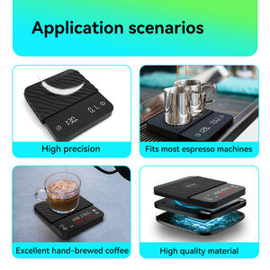 Factory Original Design Kunden spezifische LOGO 2kg/0,1g Kaffee waage, Typ-C-Aufladung Digitale Kaffee waage mit Anfänger - Product Image 3