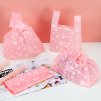 Sac d'épicerie en plastique, sac de courses de supermarché, emballage alimentaire à emporter, gilet en poly, sac à poignée de transport, livraison gratuite