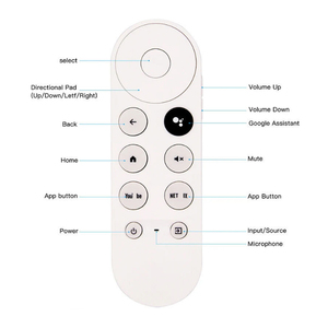 Nouvelle télécommande vocale de remplacement compatible avec Google Chromecast 4k TV G9N9N GA01409-US GA01919-US - Product Image 2