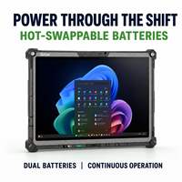 Tableta Industrial Resistente Getac F120, Pantalla Táctil WUXGA de 12.2 Pulgadas, Intel Core Ultra, Windows 11 Pro