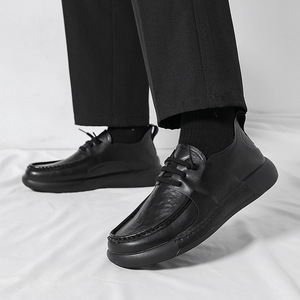 Zapatos de Cuero Casuales de Negocios con Cordones para Hombre, Primavera 2026, Suela Suave y Cuero Suave Transpirable, Combinan con Todo - Product Image 3