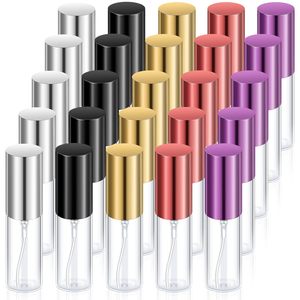 Mini Atomizador de Perfume Recargable de Vidrio Transparente de 5ml 8ml 10ml 15ml con Bomba, Impresión de Logotipo Personalizado y Empaquetado en Cartón - Product Image 1