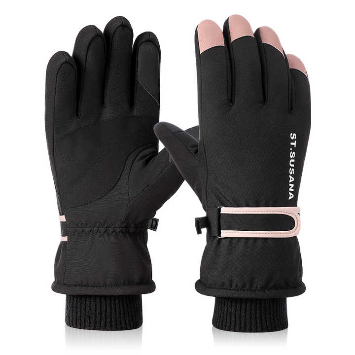 Woman Ski Gloves RIVMOUNT Ski Gloves Snow Gloves Men Women