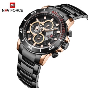 นาฬิกาข้อมือผู้ชาย NAVIFORCE 9174 โครโนกราฟ สปอร์ต ควอตซ์ สายสแตนเลส - Product Image 2