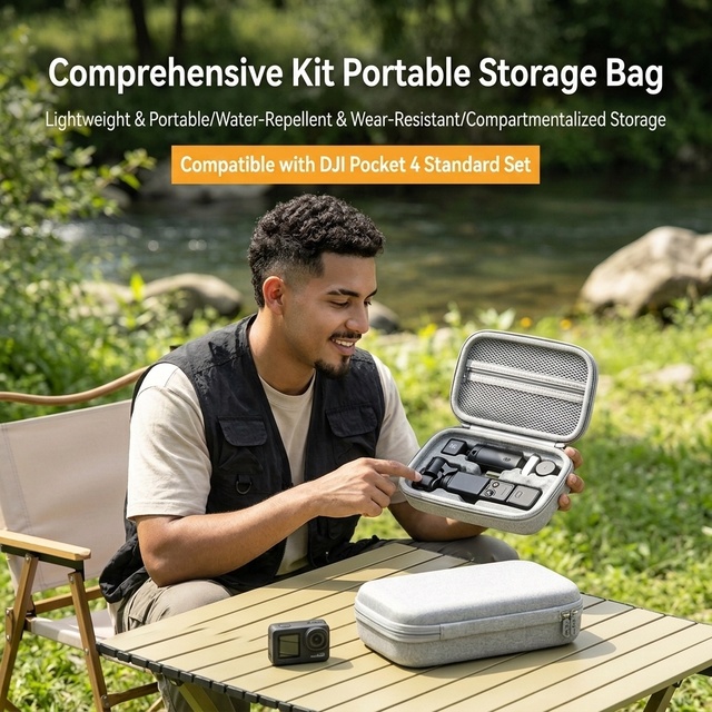 Customized EVA for for Pocket 4 OEM Factory Waterproof Shockproof Dustproof Gimbal Camera Protector Case Wholesale Bag