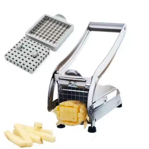 Picadora de Carne Multifuncional de Grado Alimenticio, Acero Inoxidable, Herramienta de Cocina Doméstica, Diseño Portátil, Operación Segura para Papas Fritas - Product Image 1