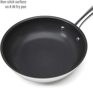 Bộ dụng cụ nấu ăn chất lượng cao, bộ nồi chảo chống dính, bộ nồi chảo bằng thép không gỉ, chảo rán, bộ nồi hầm - Product Image 4