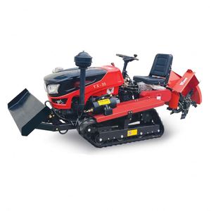 35HP Changfa 4WD Ride-On Crawler Diesel <b>Rotary</b> Tiller Tractor Compact Mini Farm <b>Machine</b> for Greenhouses Orchards & Narrow Fields - Product Image 1