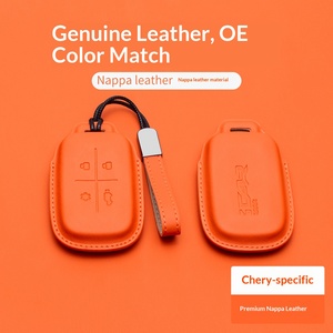 เคสกุญแจ Chery ICAR V27 รุ่นปี 2024- รุ่น 03 พร้อมรีโมทคอนโทรลแบบใช้กุญแจจริง  วัสดุหนัง ป้องกันรอยขีดข่วน - Product Image 3