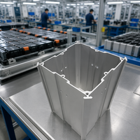 Profilé en aluminium usiné avec précision, profilé en alliage d'aluminium sur mesure avec services de découpe et d'anodisation, tolérance de 1 % pour les applications intelligentes