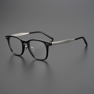 Gọng Kính Nam Gọng Kính Titan Vuông Chất Lượng Cao Cho Nữ Gọng Kính Chống Ánh Sáng Xanh <span class=keywords><strong>Acetate</strong></span> - Product Image 4