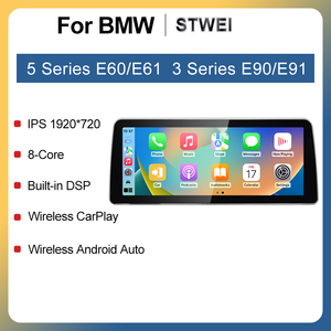 STWEI ระบบ Android ใหม่ ID6ID7 ID8 UI หน้าจอ 12.3 นิ้ว รองรับ Wireless Carplay AUTO สำหรับรถยนต์ BMW ซีรีส์ 3 รุ่น E90 E91 ซีรีส์ 5 รุ่น E60 E61 เครื่องเล่นวิดีโอในรถยนต์ - Product Image 2