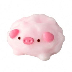Jouet en silicone cochon pour enfants, nouveauté anti-stress, balle à presser, simulation de jeu, divertissement, soulagement de la pression, étirement - Product Image 5