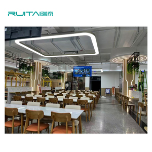 RUITAI-Juego de mesas y sillas de comedor de diseño moderno, juego de comedor plegable multicolor con opciones de plástico/cuero para cafetería - Product Image 1