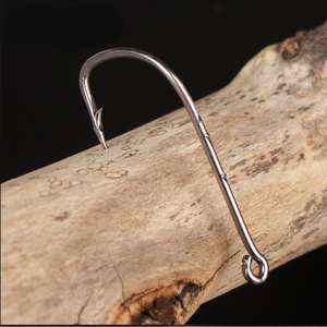 NOUVEAU 10Pcs Hameçons <span class=keywords><strong>de</strong></span> pêche Sharp Carbon Steel Hook Barbed Convient pour les crevettes Earthworm Soft Lure Larva Fishhooks For Beach Fishing - Product Image 5