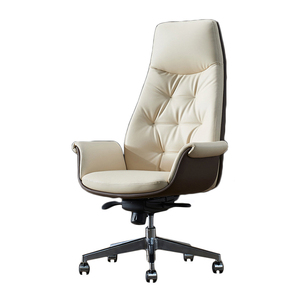 Foshan manufacturer luxury ergonomic office chair price executive chairs leather genuine - Product Image 1