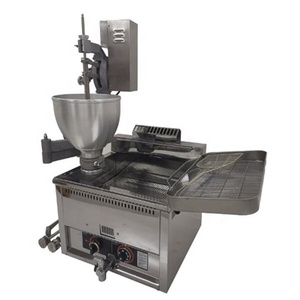 Production de Snacks Automatique Fabrication de Puff Puff avec Distributeur de Pâte et Friteuse Thom <span class=keywords><strong>Thun</strong></span> Doun Mini Machines à Frire des Donuts - Product Image 6