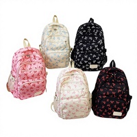 Nueva Mochila Escolar de Tres Piezas con Cierre Oxford para Estudiantes Universitarias, Gran Capacidad, para Viajes, Moda, Combinable con Todo