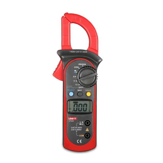 UNI-T UT201 400A Digital Clamp Multimeter AC/DC Voltage Detector Universal Consumer Electronics