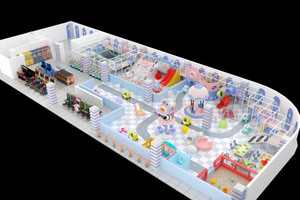 Sân chơi trong nhà lâu đài bouncy mở khóa mã niềm vui cho thời gian tuyệt vời Thiết kế đầy màu sắc kidscamp da/vật liệu PVC cho trung tâm mua sắm - Product Image 4