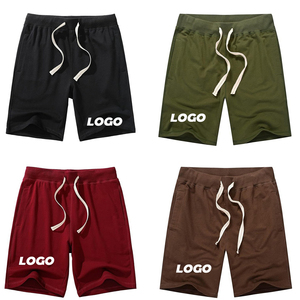 Services OEM ODM d'usine, shorts décontractés pour hommes en coton 95% et élasthanne 5%, shorts en coton rayés pour hommes, shorts de fitness en coton pour hommes - Product Image 1