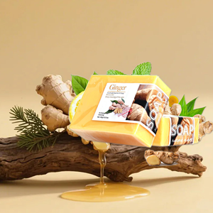 Savon artisanal au lait de chèvre, soie, curcuma, gingembre, café, sel marin, boue de la mer Morte, savon naturel au curcuma - Bestseller - Product Image 2