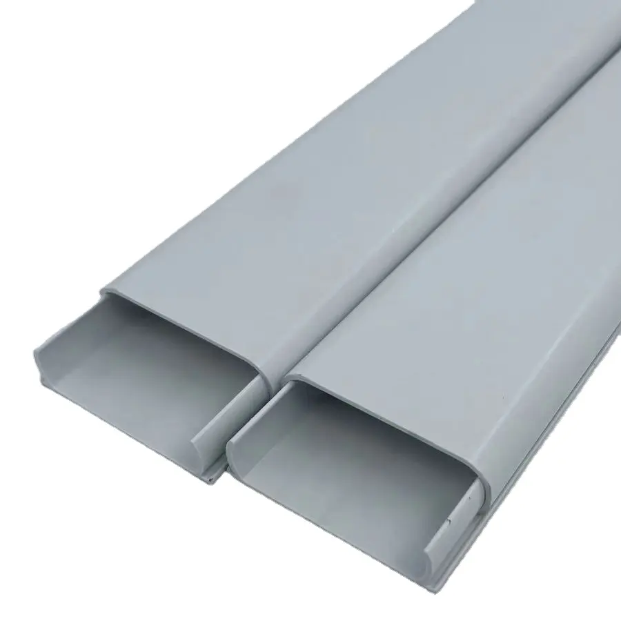 Tùy chỉnh PVC dây kênh cáp ống PVC Ống Vuông nhựa hồ sơ PVC ống điện