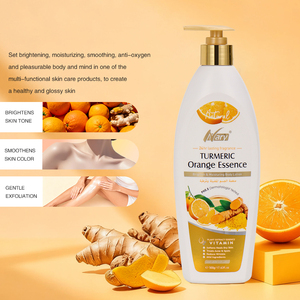 Lait Corporel Bio au <span class=keywords><strong>Curcuma</strong></span> NARY, Acide de Fruits Naturel, Éclaircit le Teint, Vitamine C Orange 500ml, Améliore la Peau Terne - Product Image 5