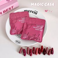 Coffret de 12 rouges à lèvres en capsule, format voyage, longue tenue, non-collant, fini mat, pour étudiants