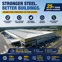 Système de structure en acier robuste pour entrepôts préfabriqués et bâtiments industriels
