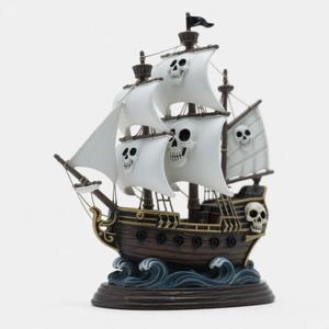 Escultura de <span class=keywords><strong>Barco</strong></span> <span class=keywords><strong>Fantasma</strong></span> de Resina - Decoración de <span class=keywords><strong>Barco</strong></span> Pirata Encantado, Centro de Mesa Gótico, Coleccionable Náutico Espeluznante ODM - Product Image 1