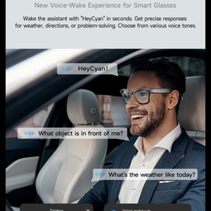 AI Smart Glasses with 8MP Camera Video <b>Recording</b> 100+ Languages Translation Sunglasses Bluetooth Call Music Play Men Women - Product Image 5