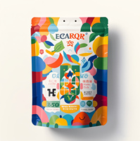 Pochette debout refermable Emballage alimentaire Bonbons Biscuit Écrou Sac en feuille d'aluminium Emballage en plastique Sac thermoscellé à fermeture éclair