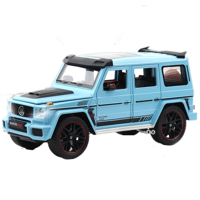 QS Custom Diecast Car Vehicle Toy Pull Back Spray Doors Opened Collection 1/18 Diecast Model Car Toy For Kids