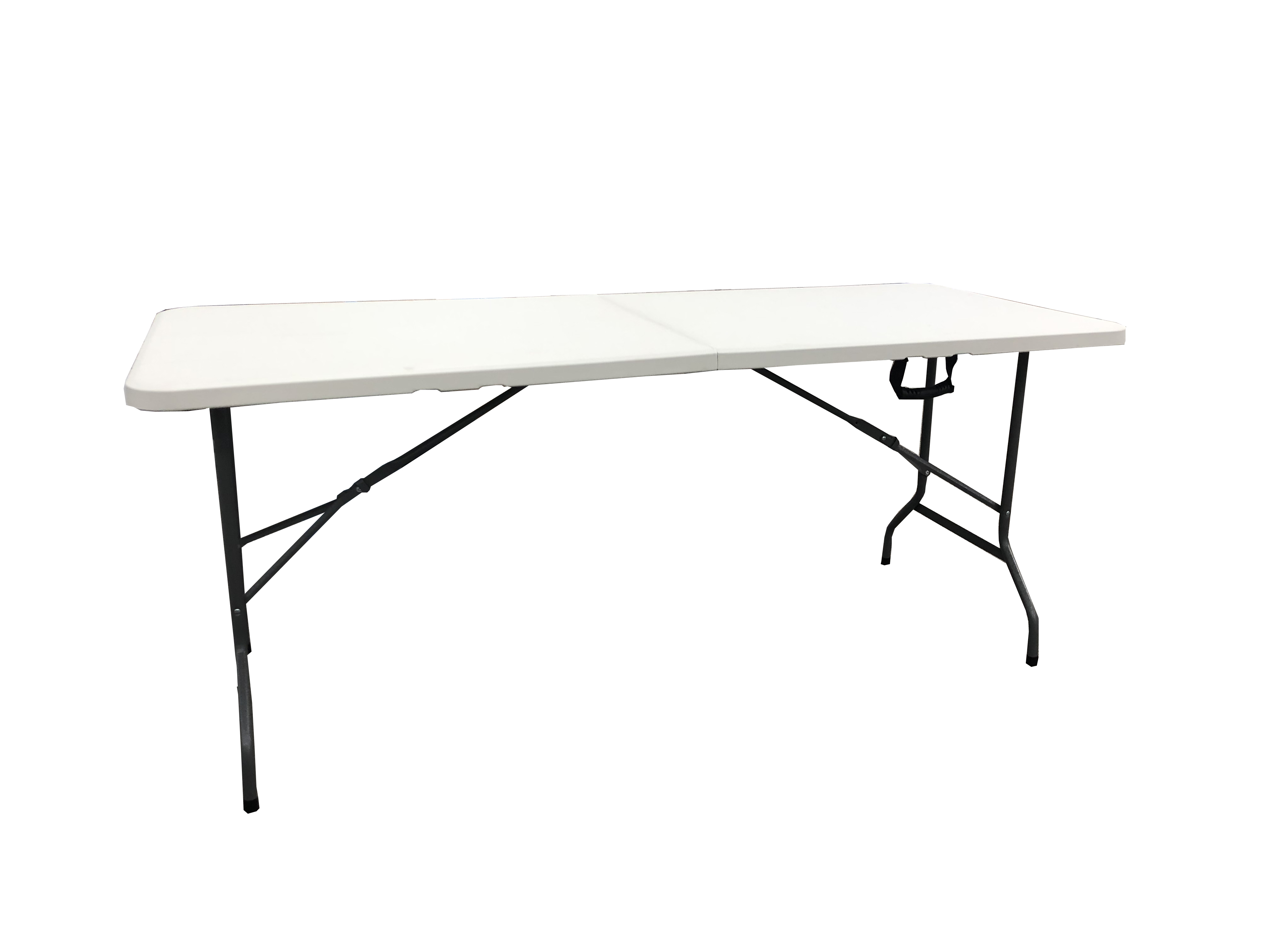 6英尺栈道半桌重型野餐露营烧烤宴会市场派对市场户外花园hdpe折叠桌