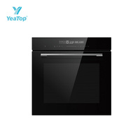 Horno de Convección/Turbo Inteligente Integrado de 70L con Autolimpieza, Control Mecánico, Calentamiento Rápido, Cavidad de Hierro, Soporte en Francés para Hoteles