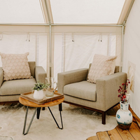Tente de réception commerciale de luxe grande taille pour mariages et événements extérieurs, en tissu Oxford, avec une chambre, ouverture rapide et automatique – Offre Spéciale