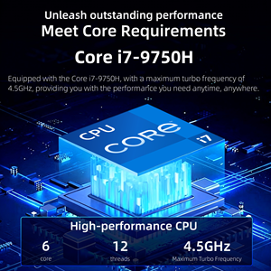 Portátil para Juegos de 16.1 Pulgadas 16:10 RTX3050 I7-9750H 6 Núcleos 2.6GHz GDDR6 Alto Rendimiento Refrigeración 60Hz 1920x1200 SSD 32GB Inglés 16.1-i - Product Image 5