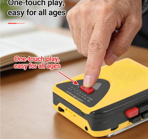 Reproductor de Casetes Retro con BT 5.0 y USB - Convertidor de Casete a MP3 - Grabadora de Casetes Vintage con Altavoz para Escritorio en Casa - Product Image 2