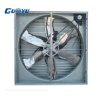 Guoyu Push-Pull Zentrifugal-Abluftventilator 380V Elektrischer Wandventilator Edelstahlflügel Kugellager Industrieller Gewächshausventilator