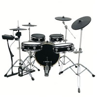 Batterie électronique personnalisable avec cymbales et module, pack très avantageux pour les écoles et les centres d'éducation musicale