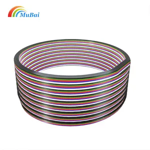 Câble de rallonge électrique RGBW 5Pin 18AWG LED Strip Light Ribbon Wire for 5050 Color Changing Flexible LED Tape Rope